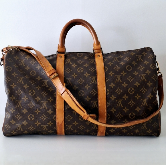 Louis Vuitton vintage travel duffle bag with accessories - Picture 2 of 16